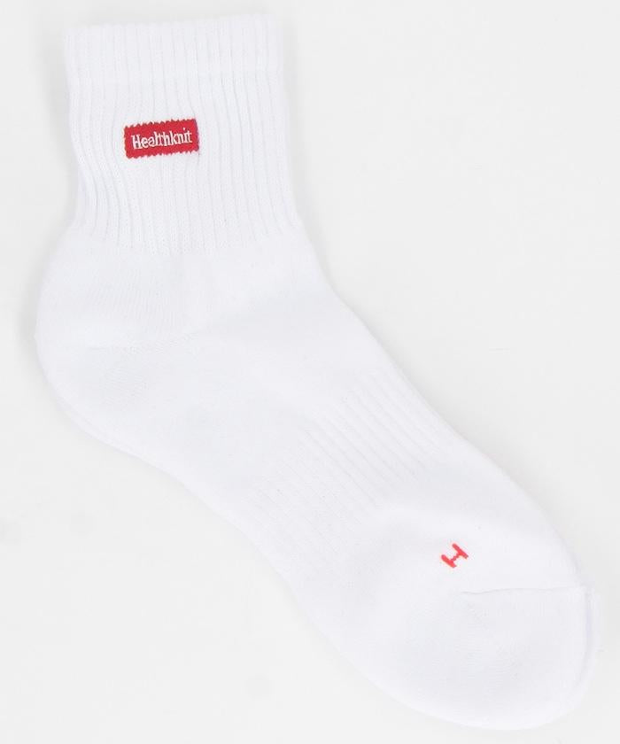 一點標誌刺繡 四分之一襪子(25.0-27.0厘米適用)