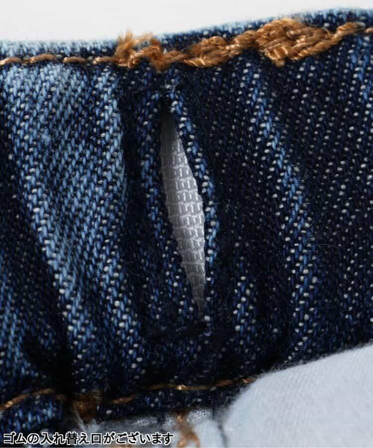 寬鬆褲腳牛仔褲 6分褲