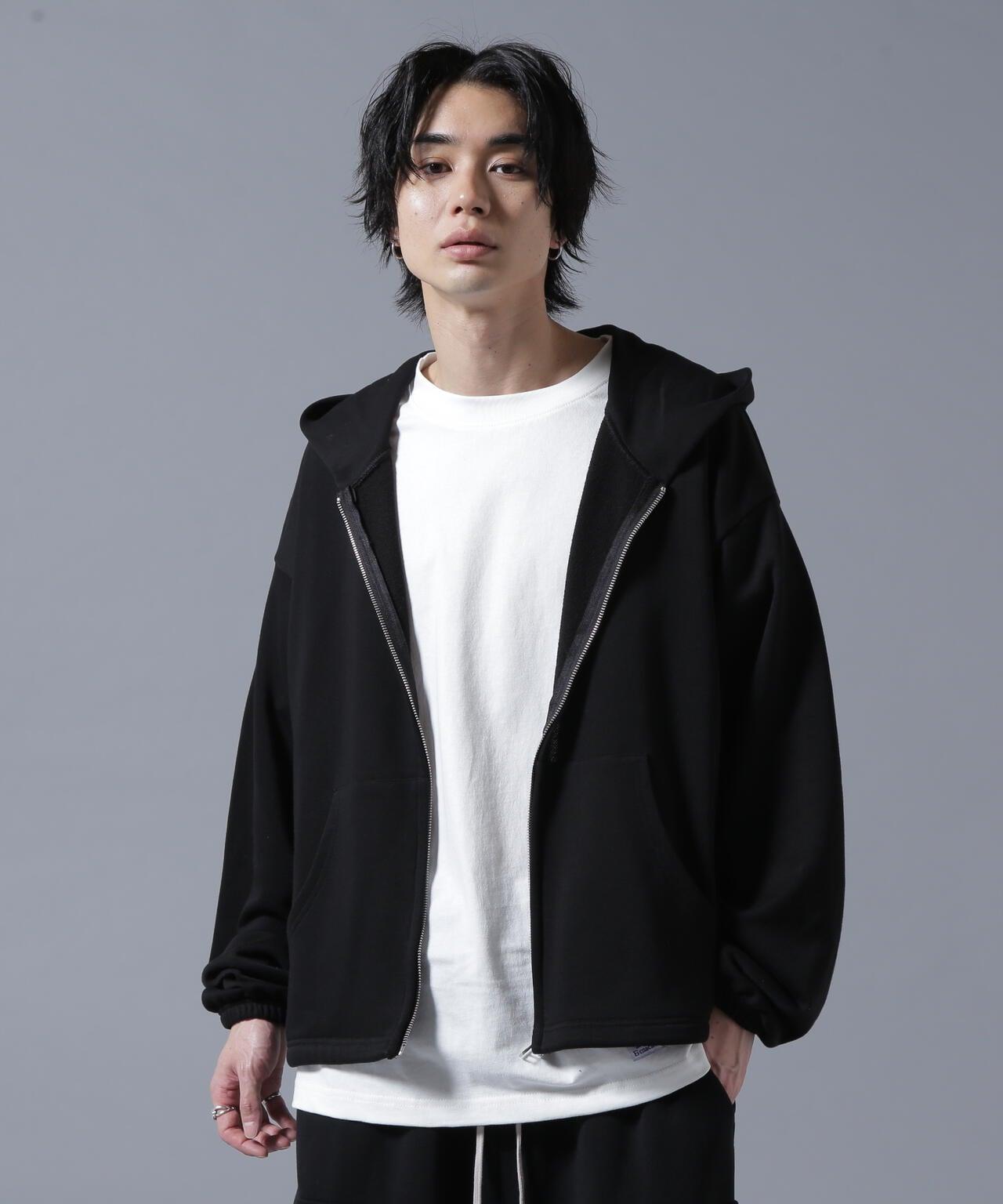 【&DEPOT限定】感謝款/汗水短款拉鍊帽T恤
