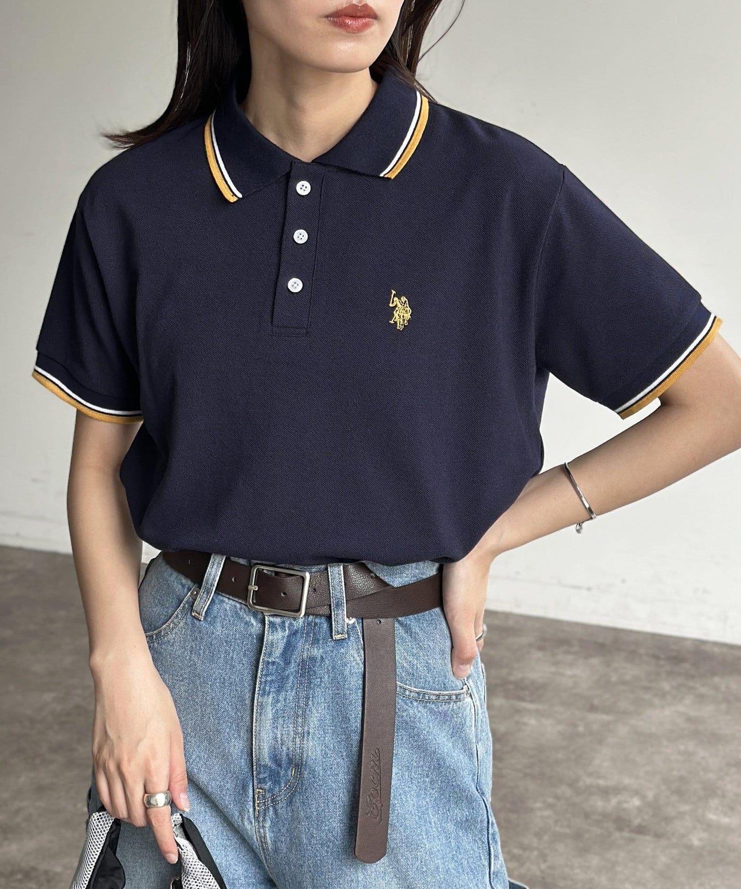 【美國馬球協會】1點刺繡Polo衫