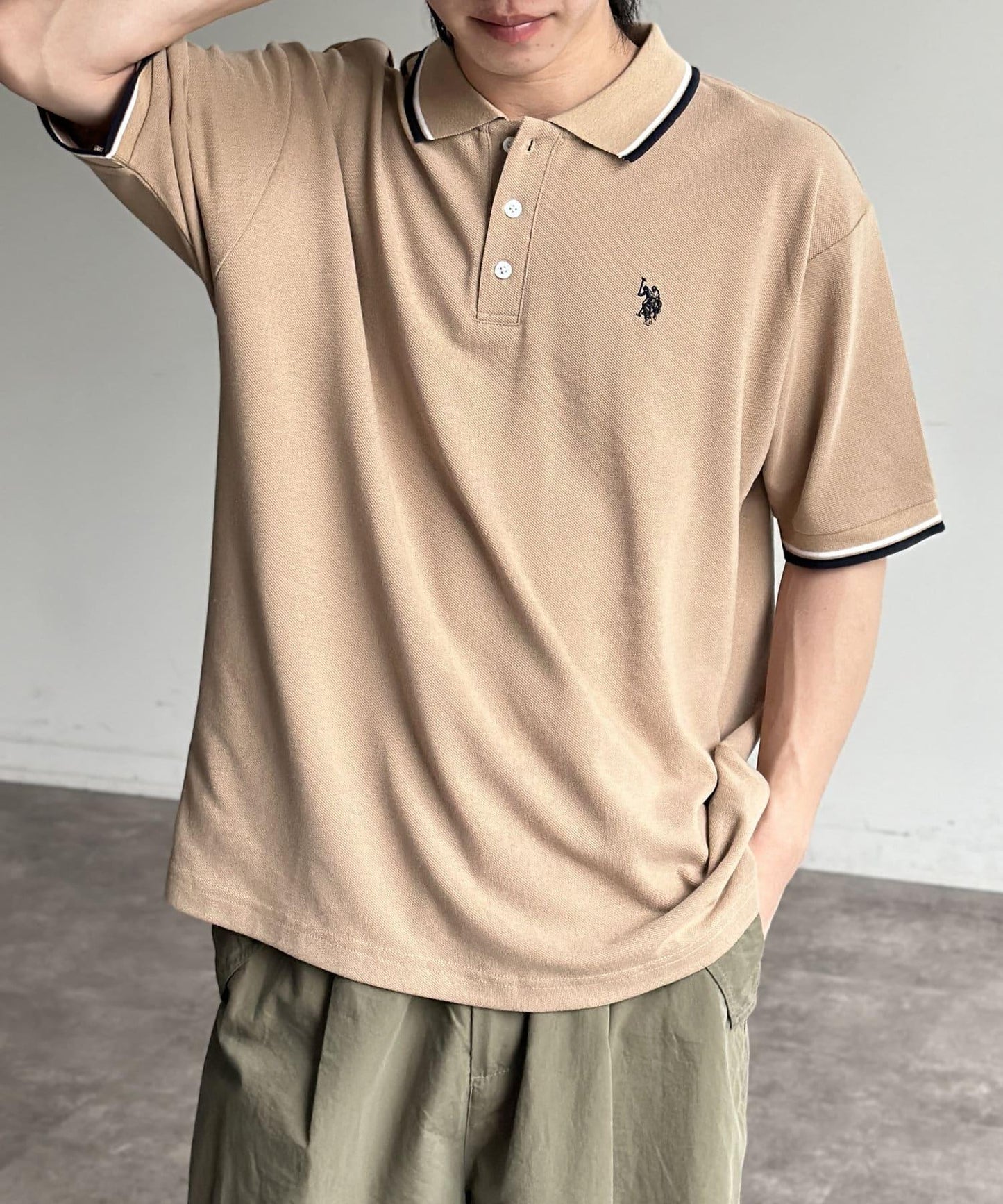 【美國馬球協會】1點刺繡Polo衫