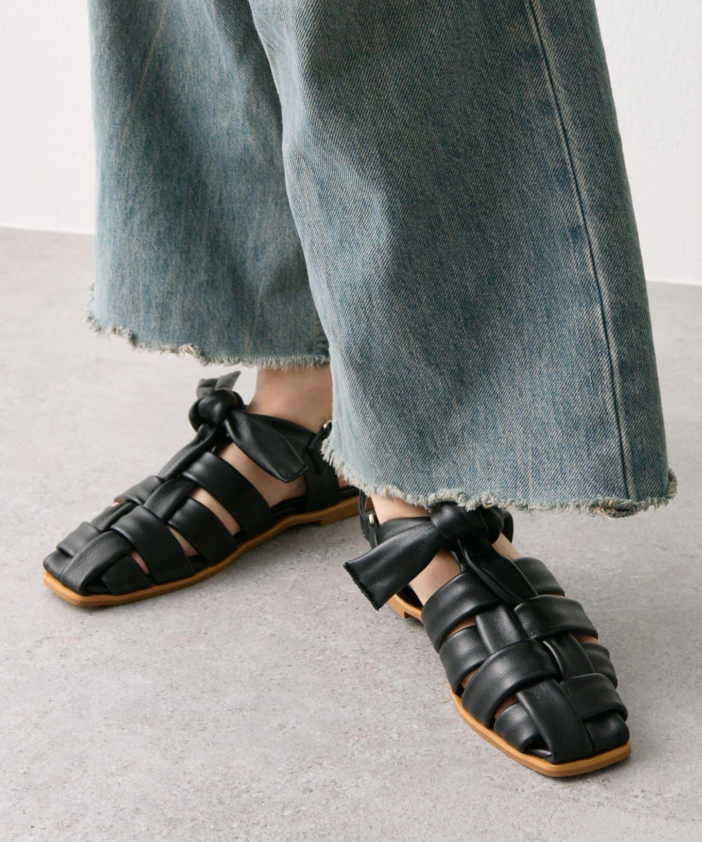 "S・M・L尺碼展開" 蝴蝶結涼鞋【SUM1 STYLE(斯密風格)】