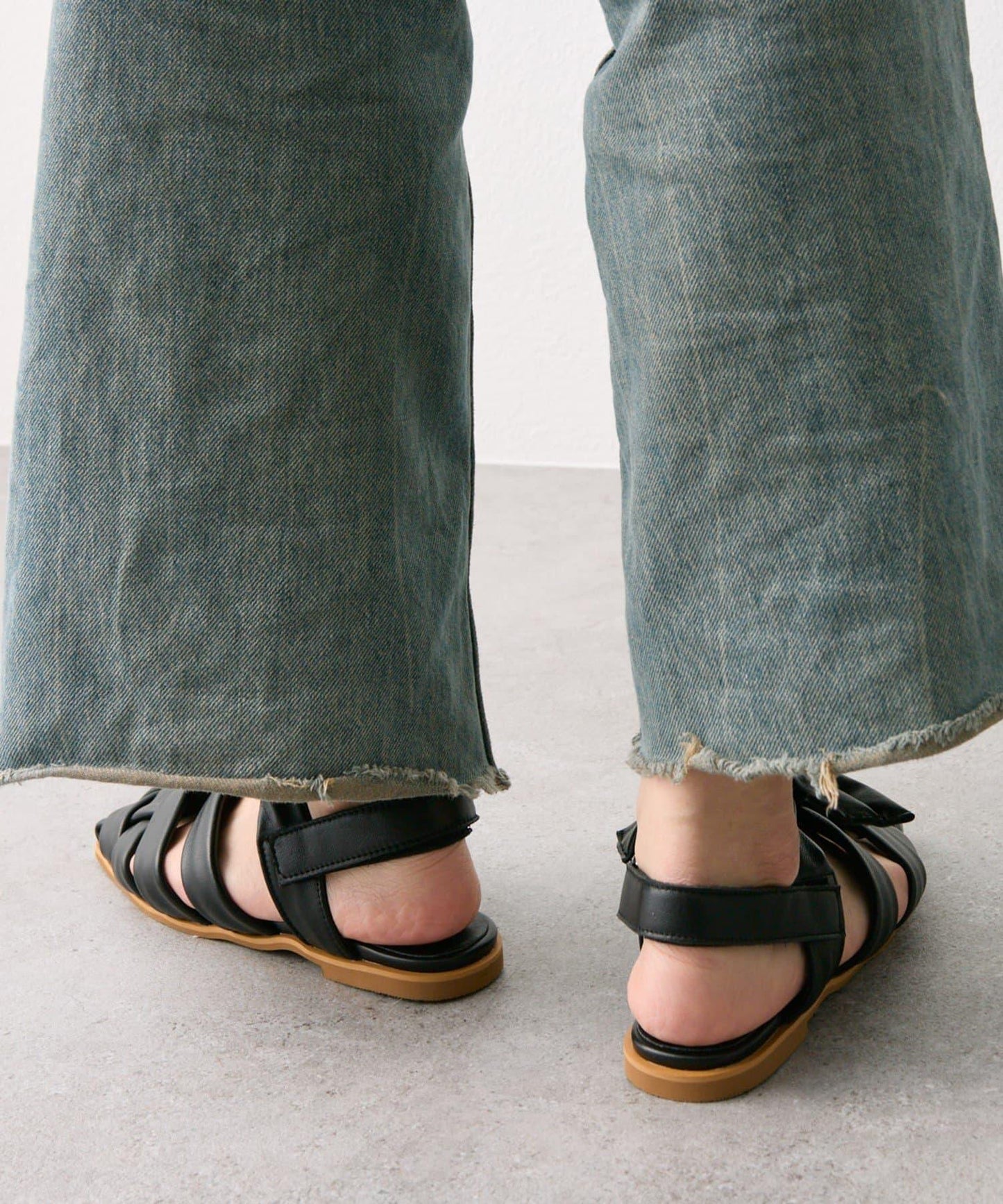 "S・M・L尺碼展開" 蝴蝶結涼鞋【SUM1 STYLE(斯密風格)】