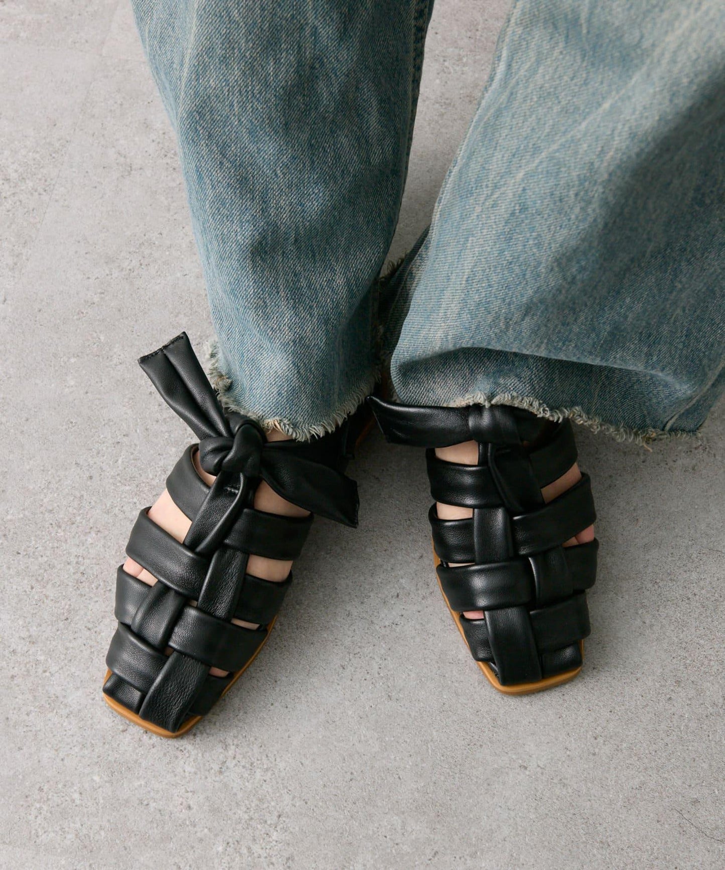 "S・M・L尺碼展開" 蝴蝶結涼鞋【SUM1 STYLE(斯密風格)】