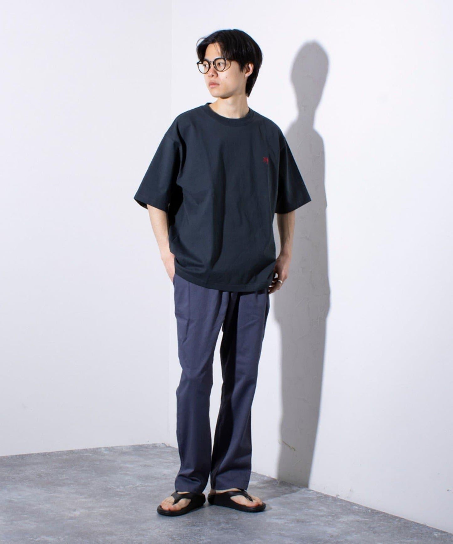 【GLOSTER】BOY BACK FANCY 內襯配色 短袖T