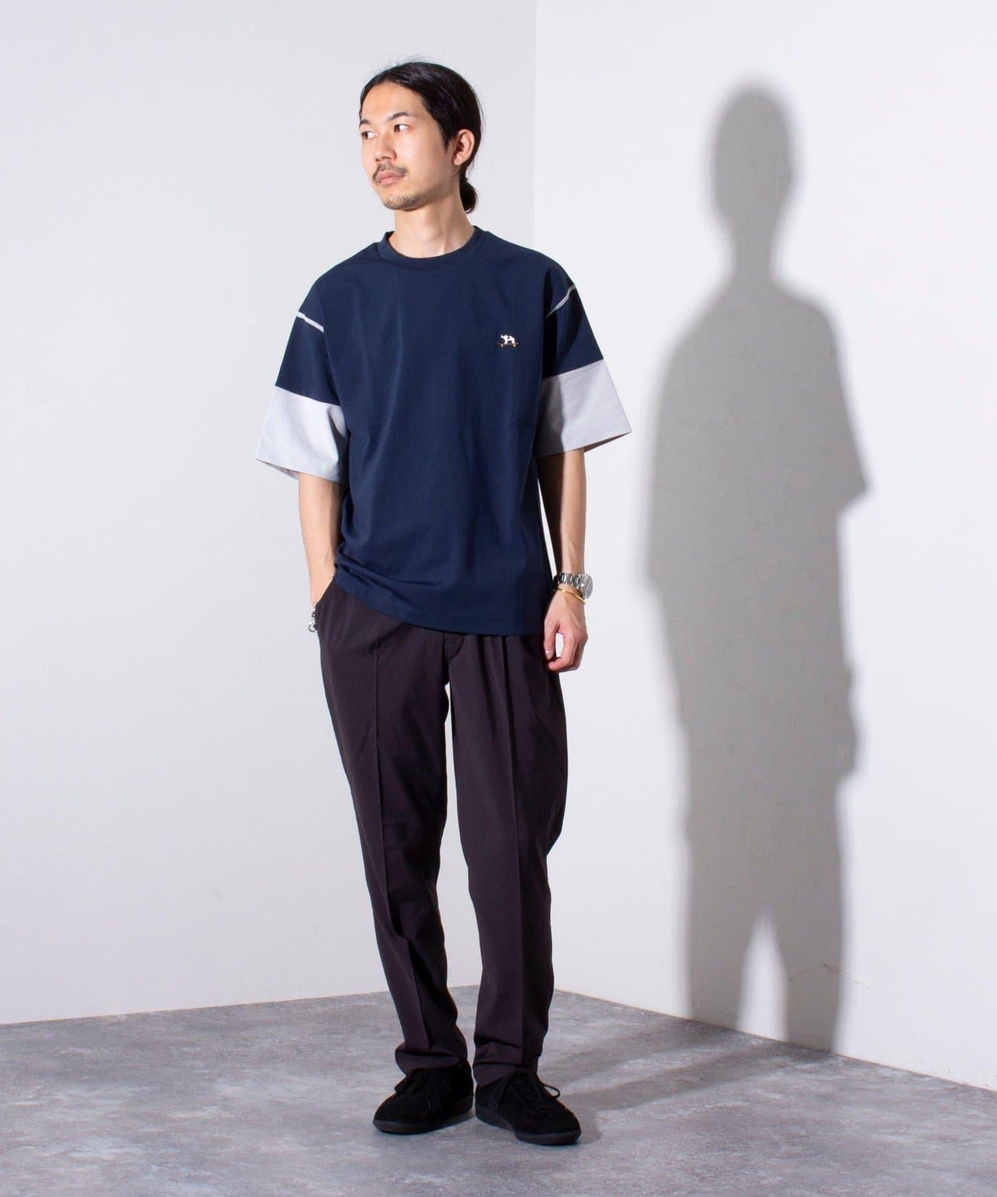 【GLOSTER/格洛斯特】COOLMAX功能面料休閒褲 寬鬆長褲