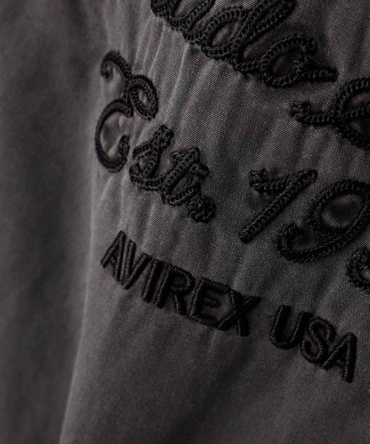 褪色工裝襯衫 "USAFA" / 褪色 短袖工裝襯衫 / AVIREX / 阿維雷克斯