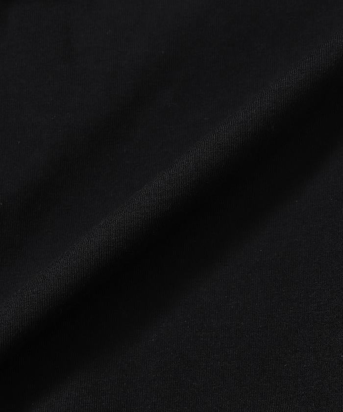 有機棉束褶垂墜上衣 / 法式短袖T恤 / 袖帶