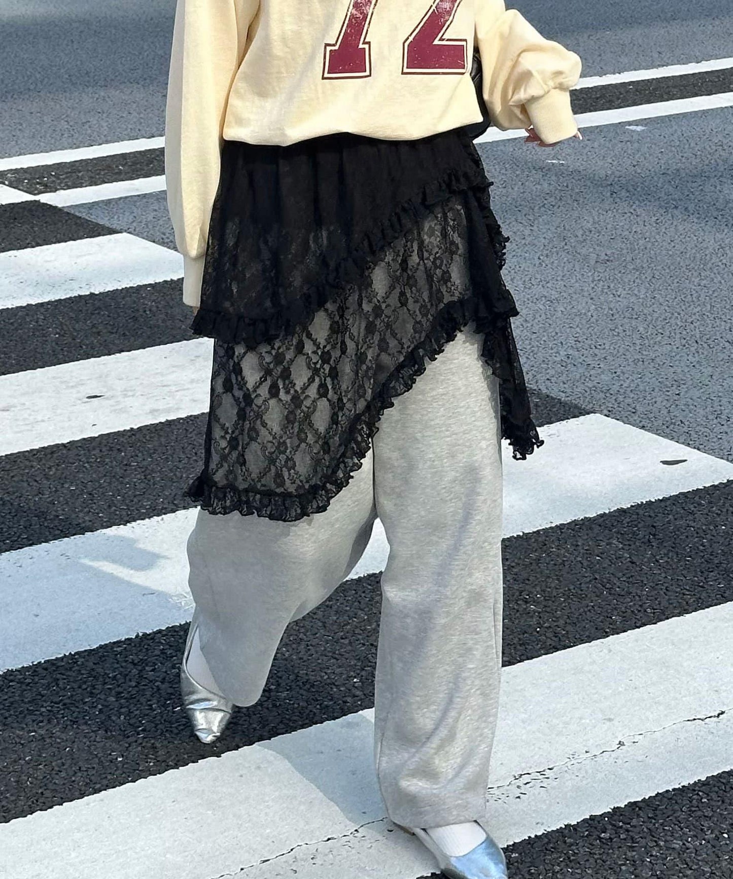 隨機層疊賽車裙