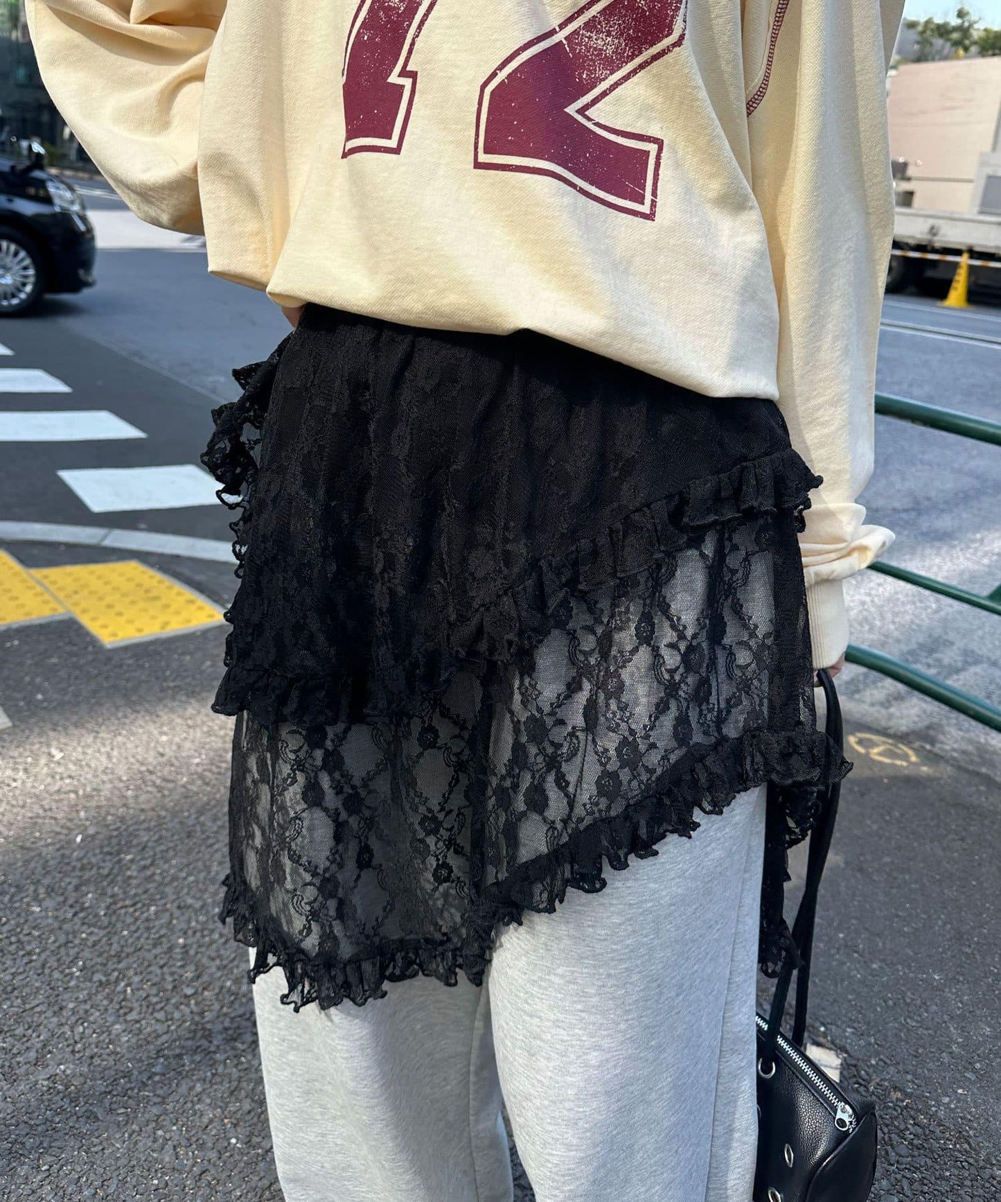 隨機層疊賽車裙