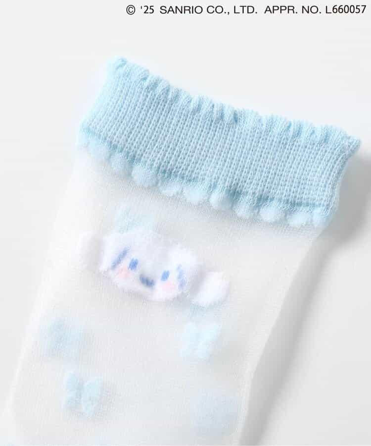 【《三麗歐》】蝴蝶結透明薄襪