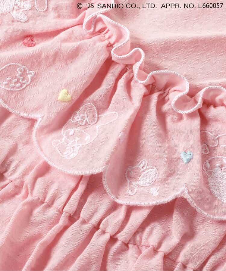 【連衣裙】【《三麗歐》】扇貝刺繡連衣裙