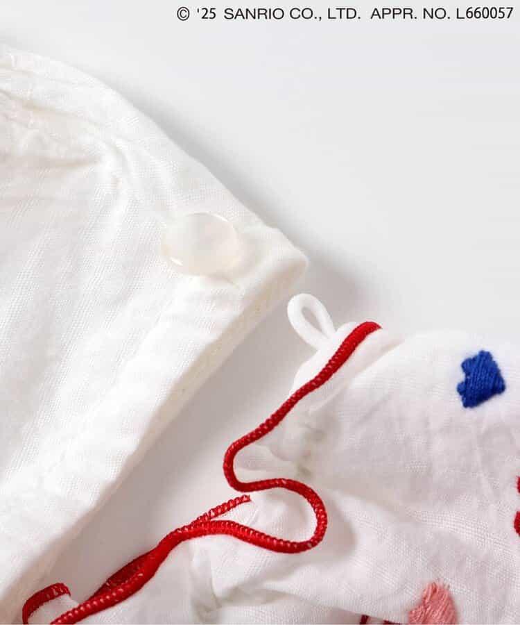 【連衣裙】【《三麗歐》】扇貝刺繡連衣裙