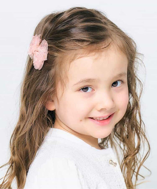 閃亮蝴蝶結髮夾2個套裝