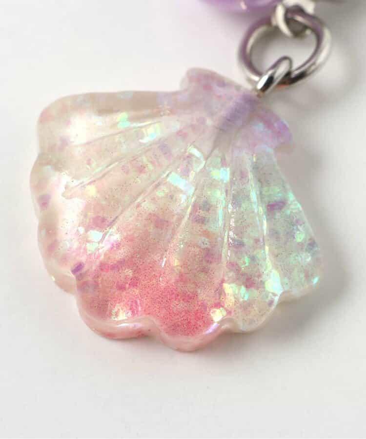 閃閃發光貝殼耳環