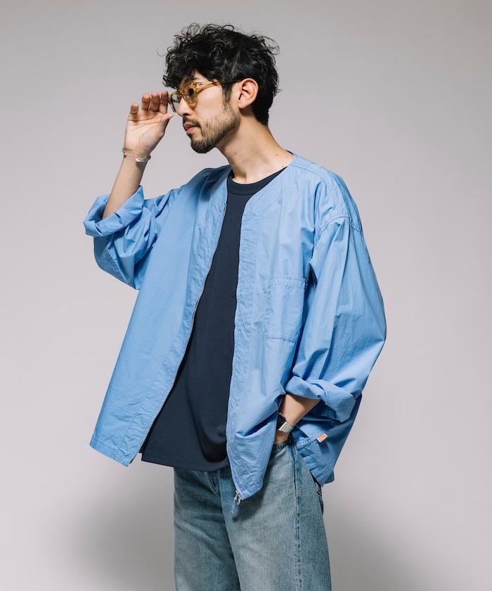 全拉鍊開衫 高級襯衫 長袖