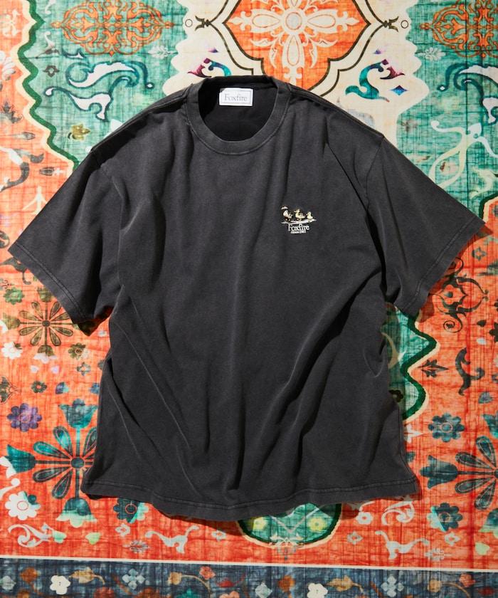 聯名 粉末加工 刺繡標誌 短袖T恤