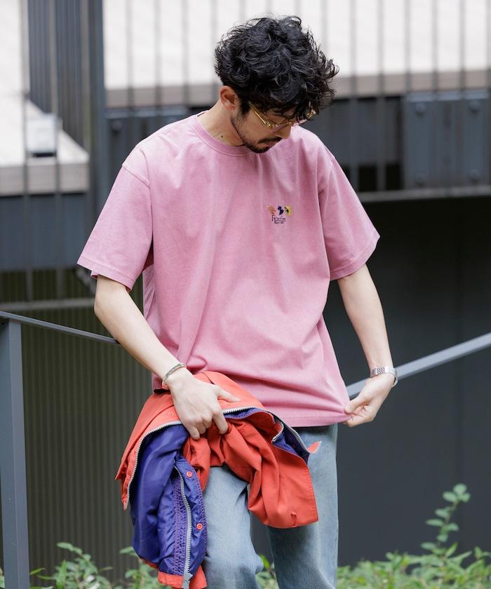聯名 粉末加工 刺繡標誌 短袖T恤