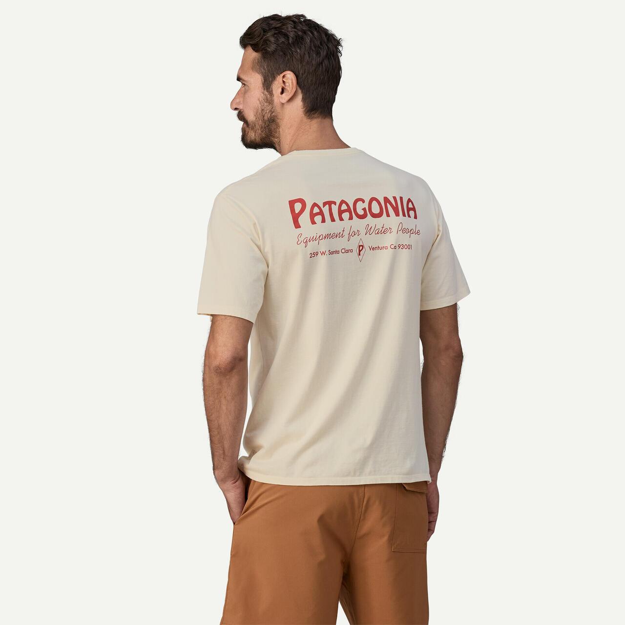 Patagonia/巴塔哥尼亞 男士 水民 有機口袋 T恤