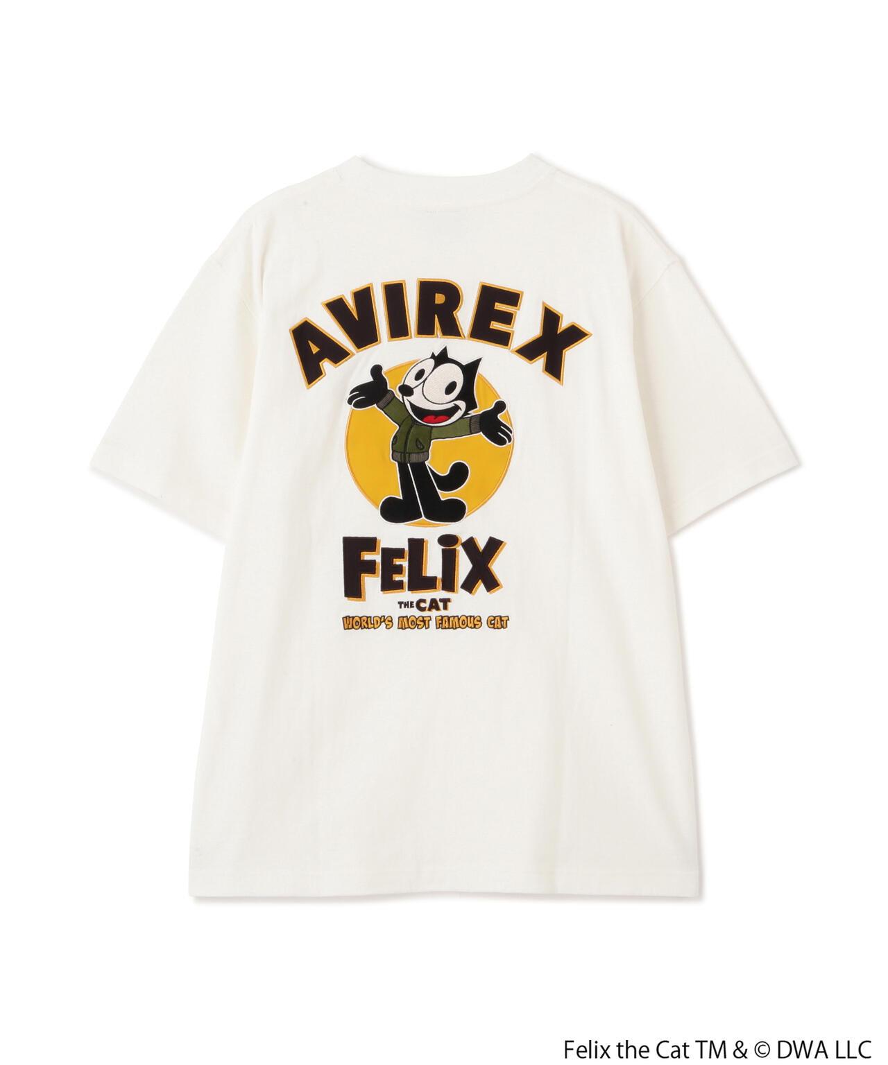 《AVIREX×FELIX》刺繡標誌短袖T恤/刺繡標誌 短袖T恤/阿維雷克斯/菲利克斯