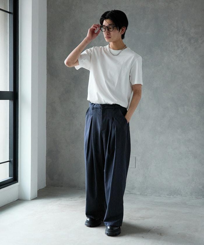 西裝寬鬆褲