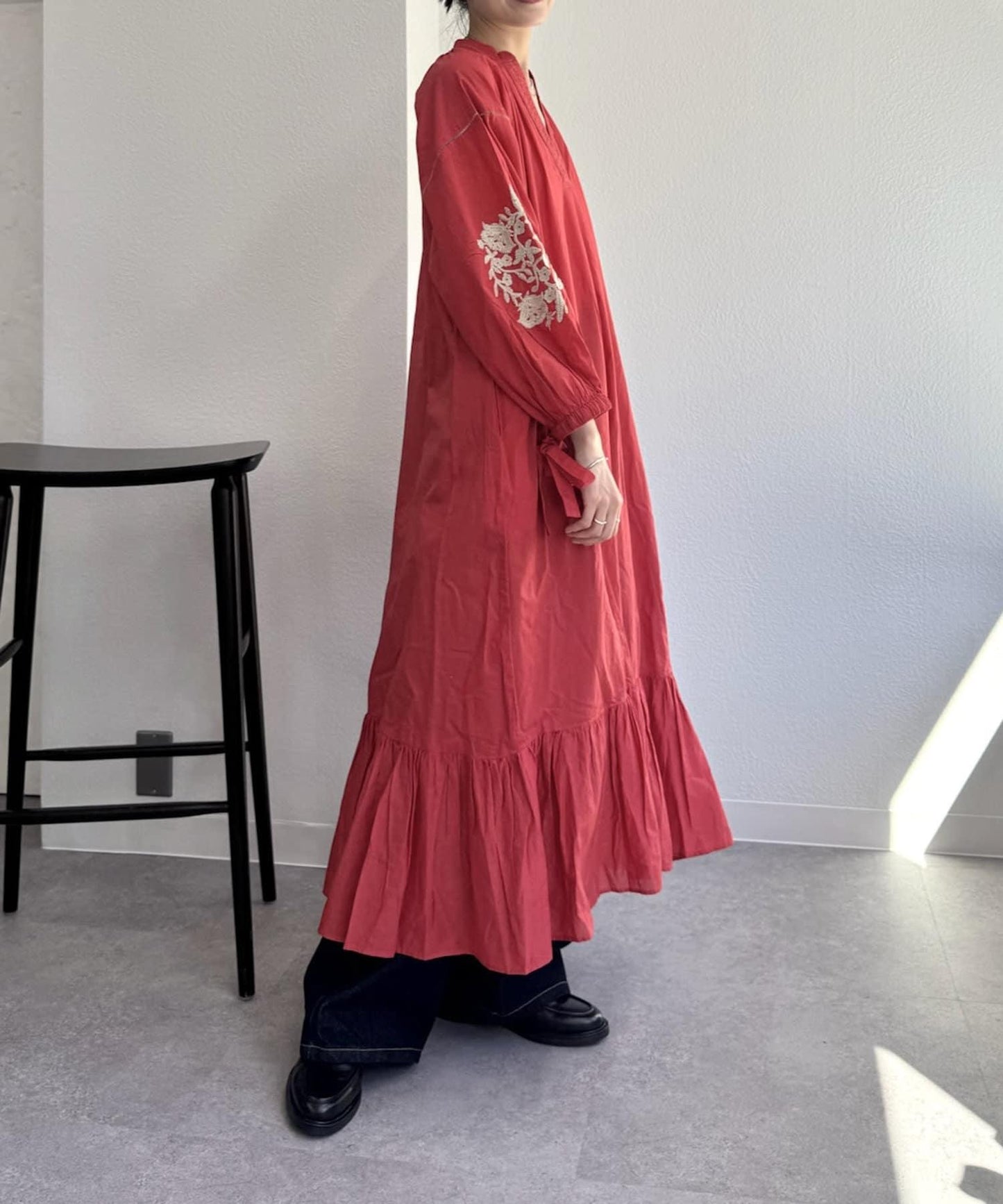 FANAKA 刺繡長裙