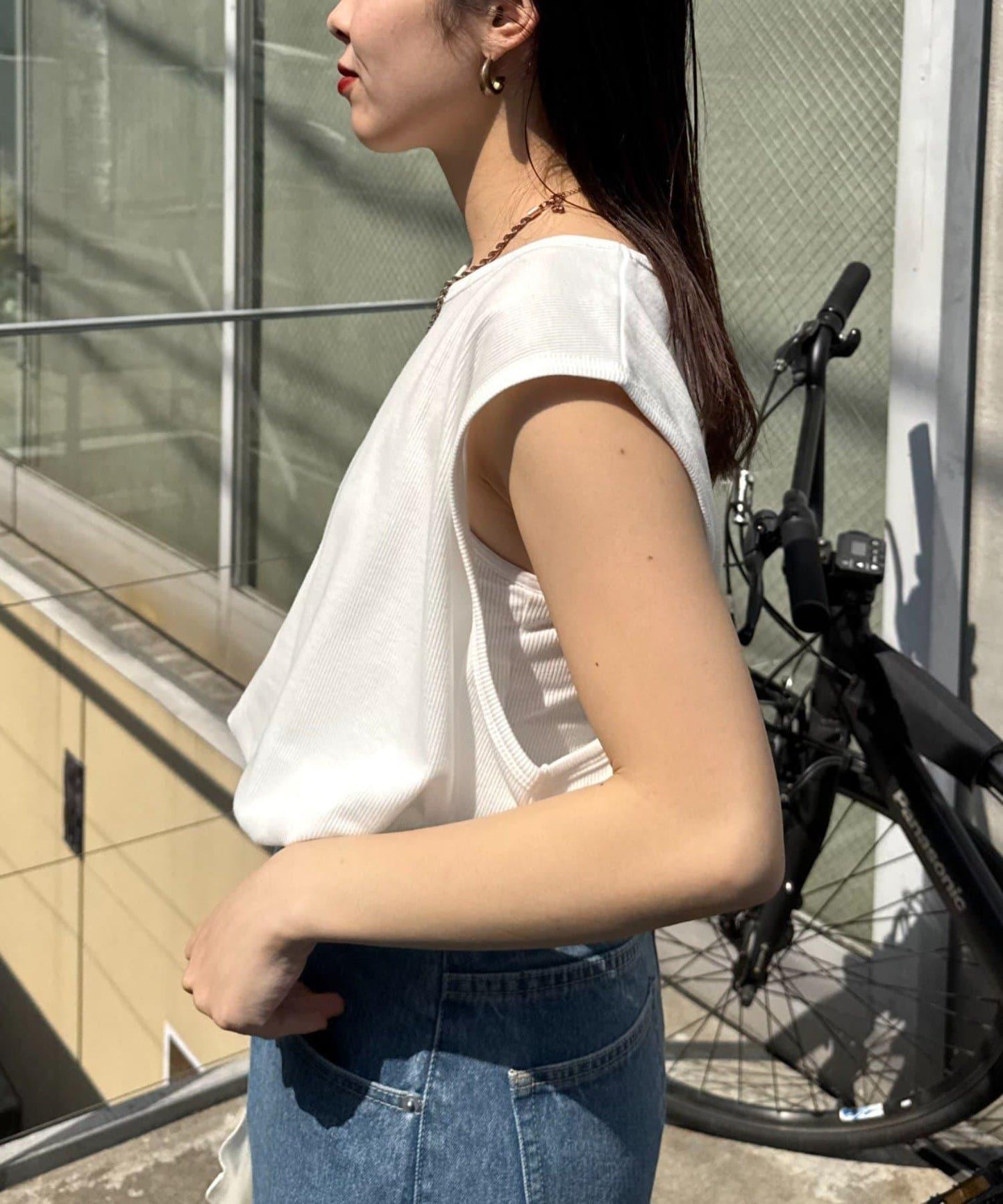 【男女通用】接觸冷感條紋無袖背心