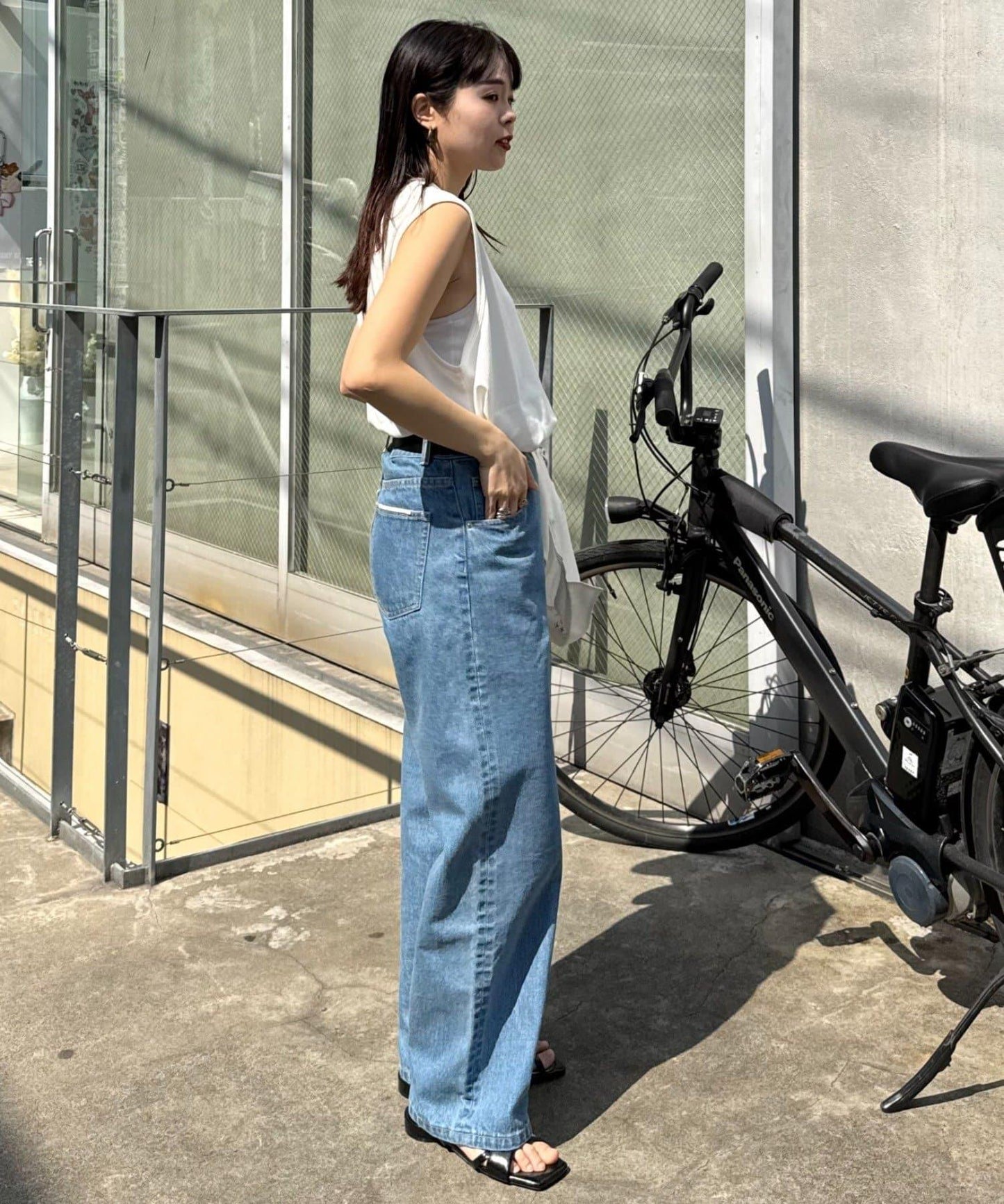 【男女通用】接觸冷感條紋無袖背心