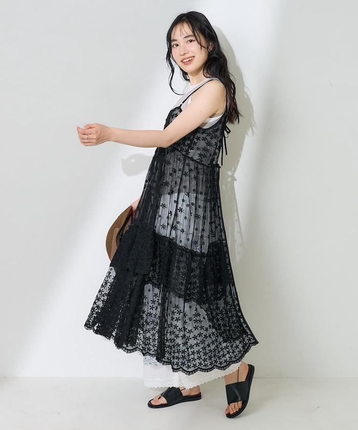 2件套蕾絲吊帶連衣裙