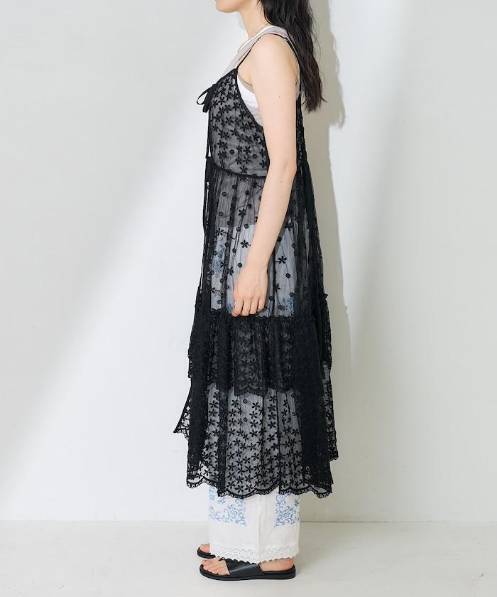 2件套蕾絲吊帶連衣裙