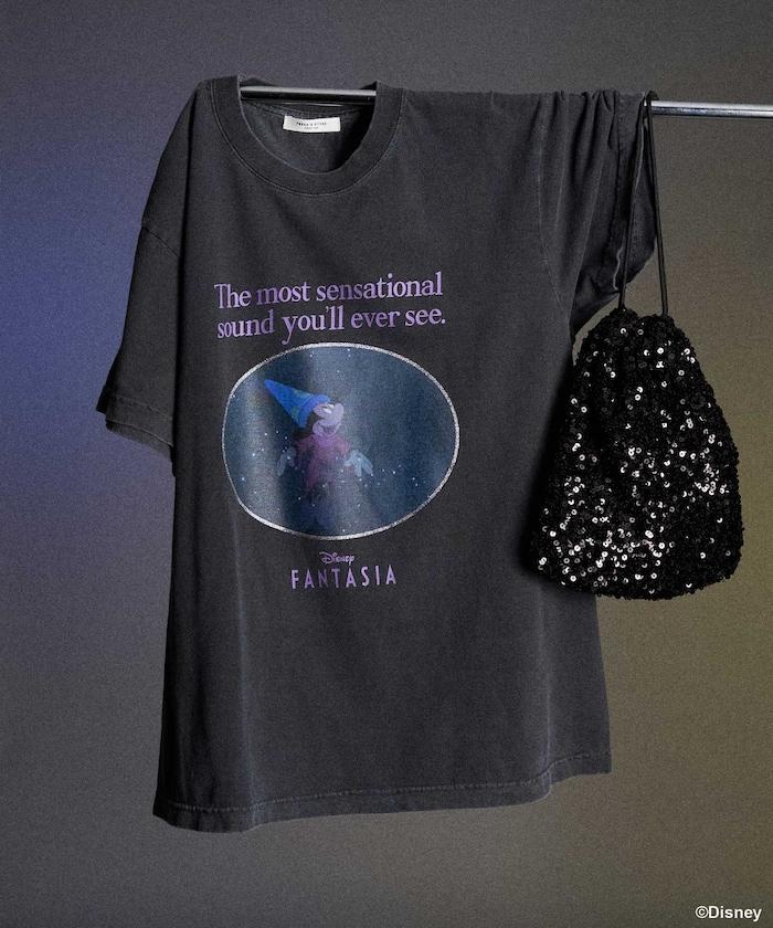 【迪士尼幻想曲】箔前印花T恤