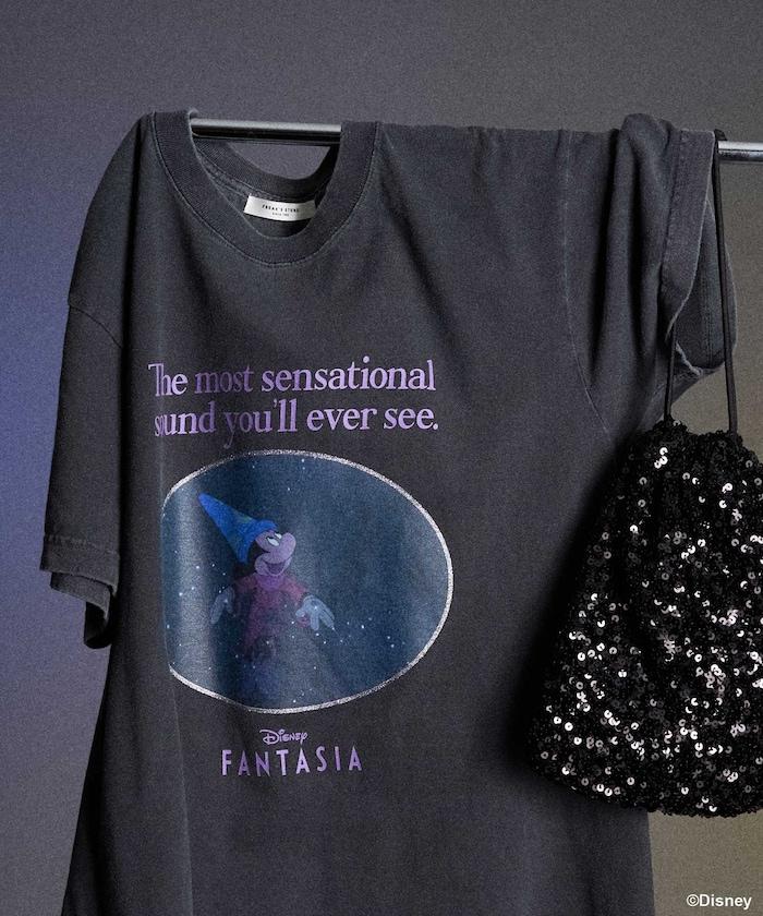 【迪士尼幻想曲】箔前印花T恤