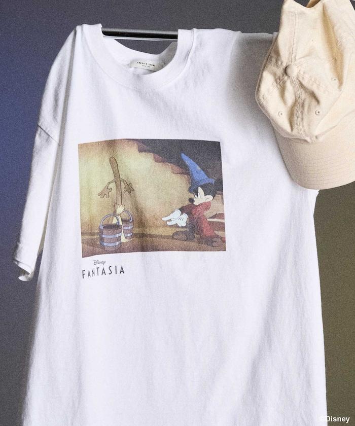 【迪士尼幻想曲】彩盒圖案前印花T恤