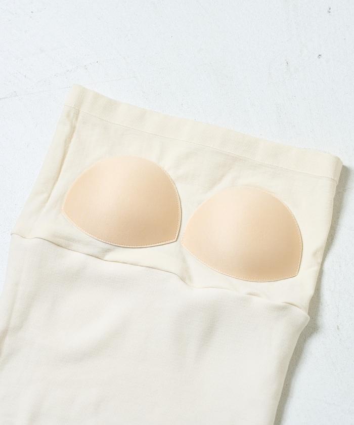 <尺碼展開>帶扁平杯的吊帶背心