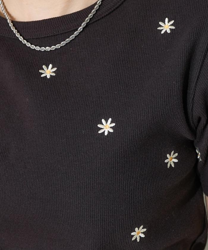 迷你雛菊刺繡T恤