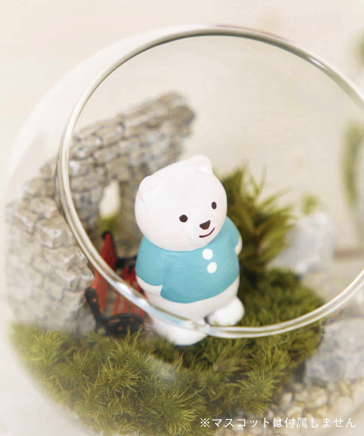 苔プリガラスドーム12cm