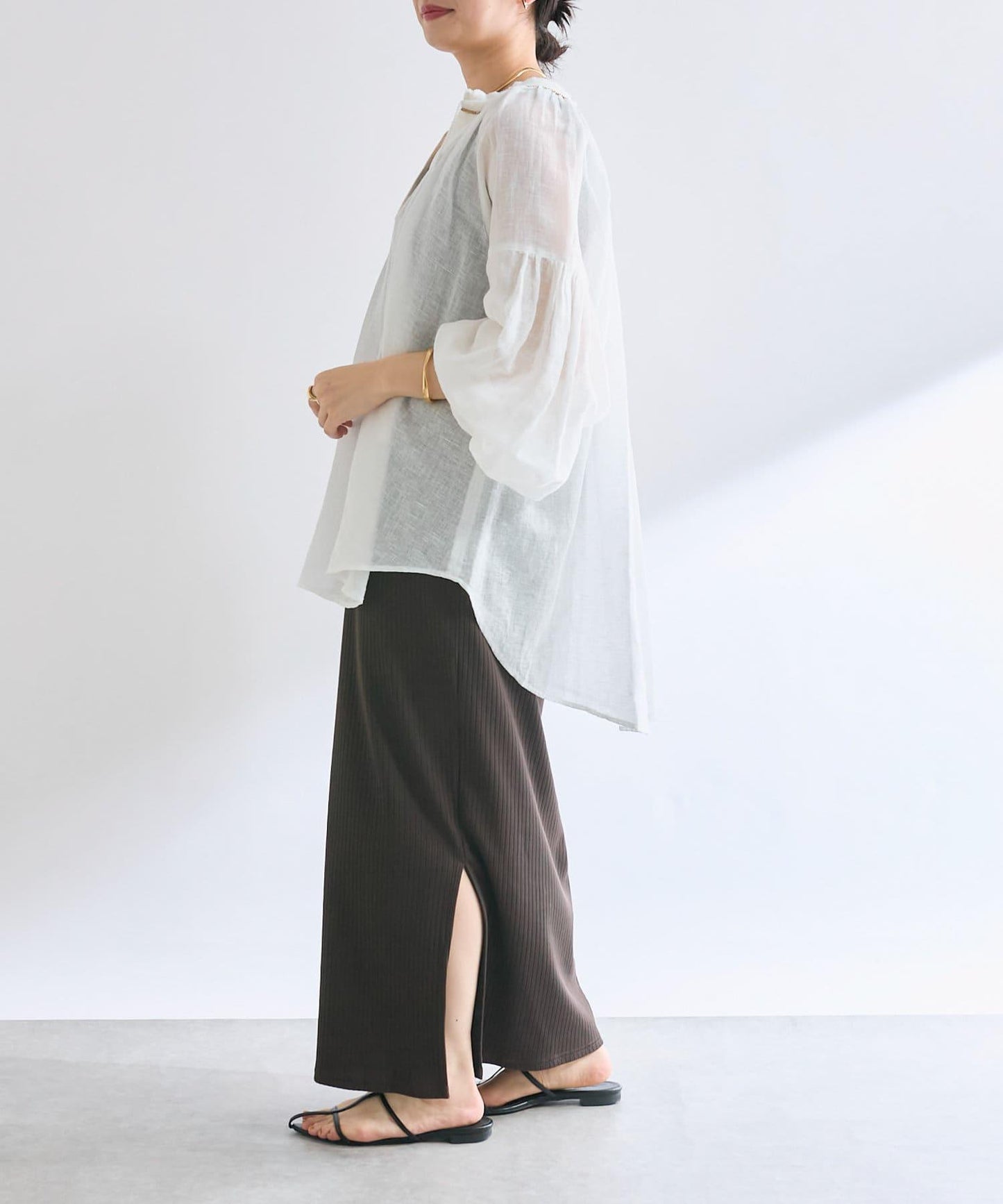 【à Nice (尼斯風)】珠片刺繡襯衫/5月下旬發貨預定