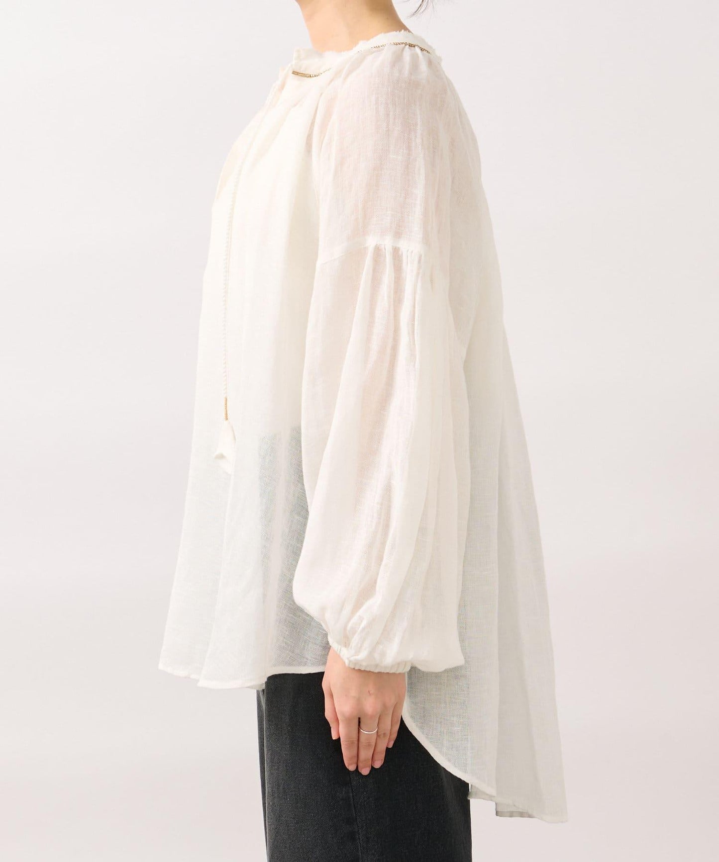 【à Nice (尼斯風)】珠片刺繡襯衫/5月下旬發貨預定