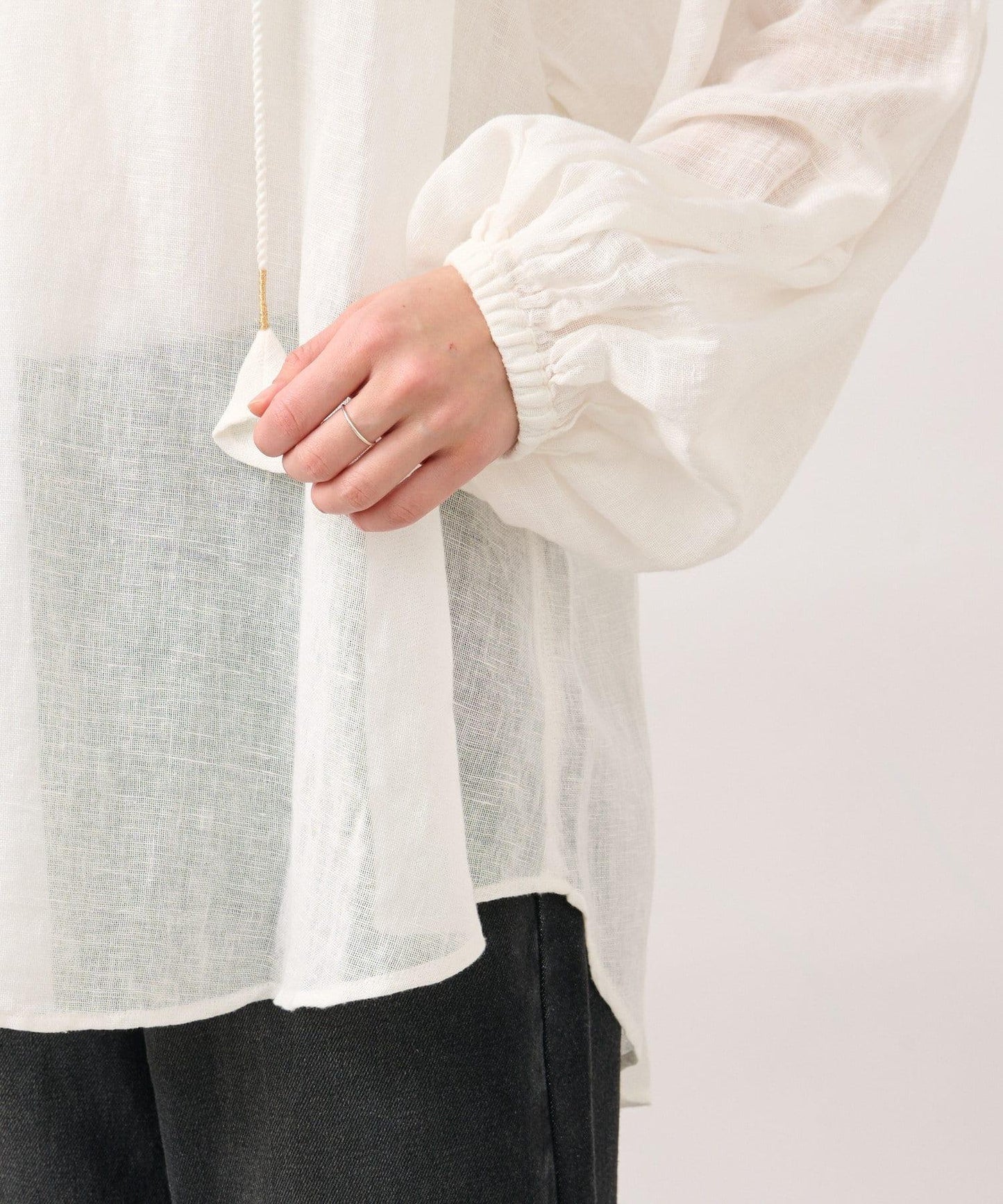 【à Nice (尼斯風)】珠片刺繡襯衫/5月下旬發貨預定