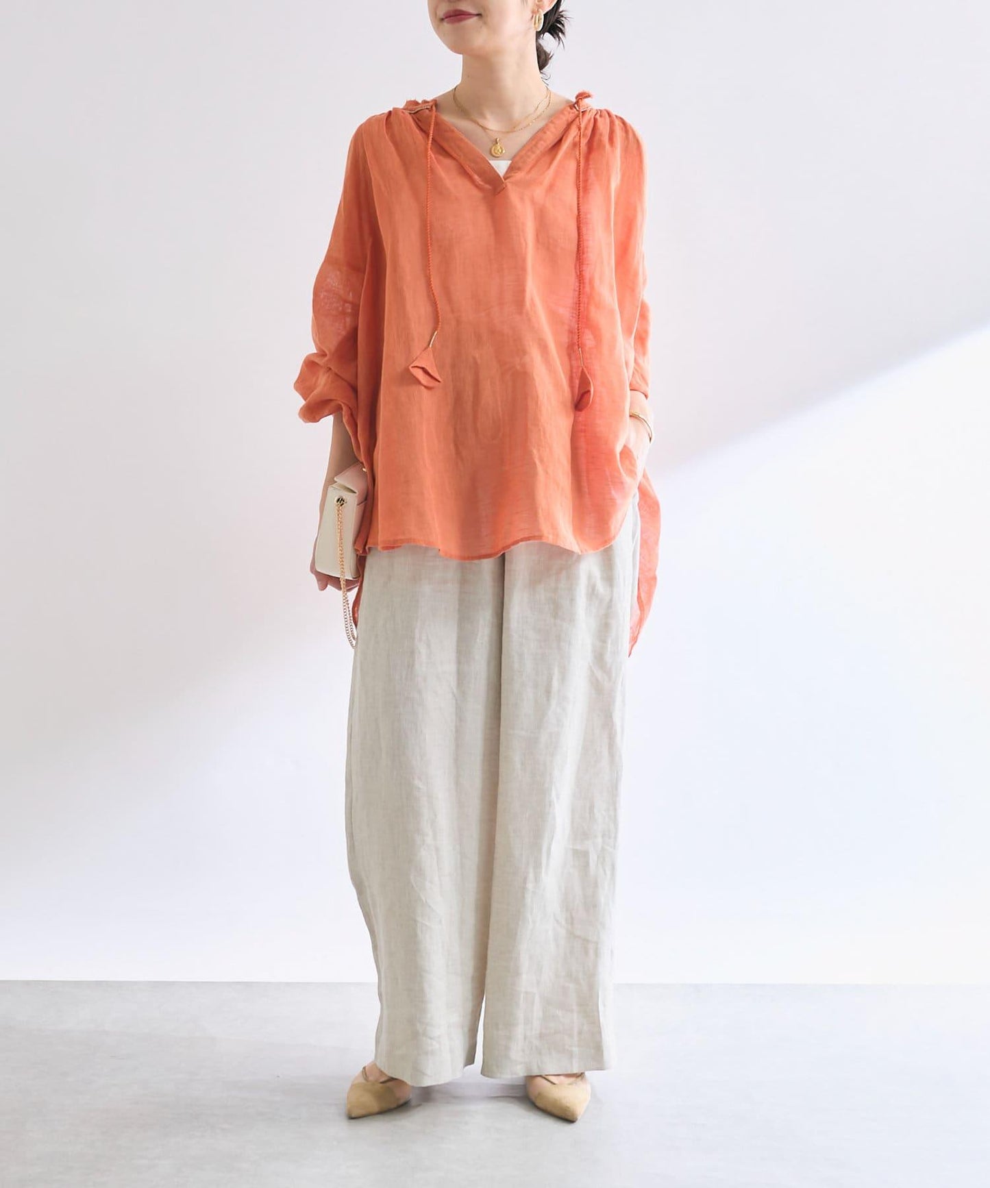 【à Nice (尼斯風)】珠片刺繡襯衫/5月下旬發貨預定