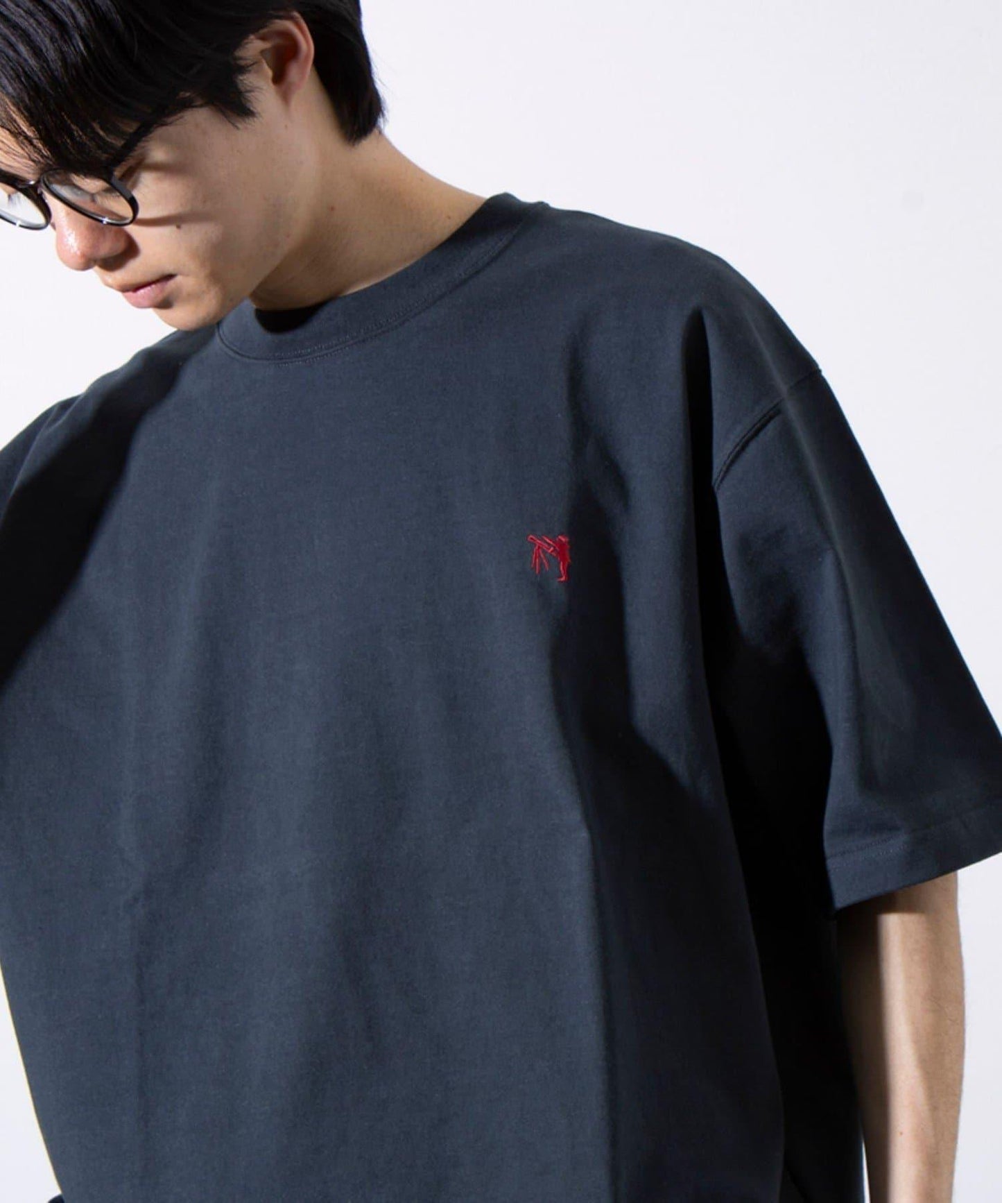 【GLOSTER】BOY BACK FANCY 內襯配色 短袖T