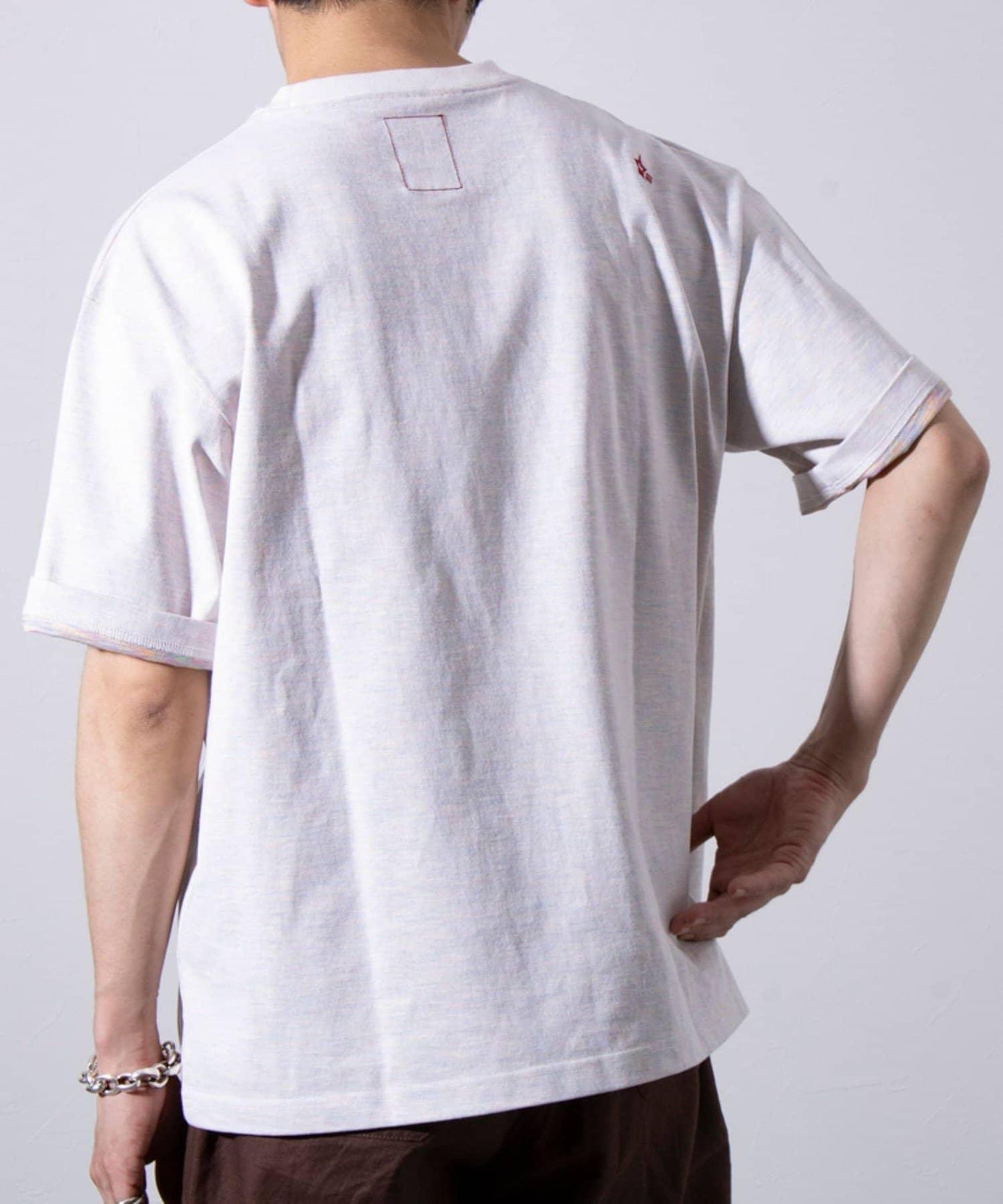 【GLOSTER】BOY BACK FANCY 內襯配色 短袖T