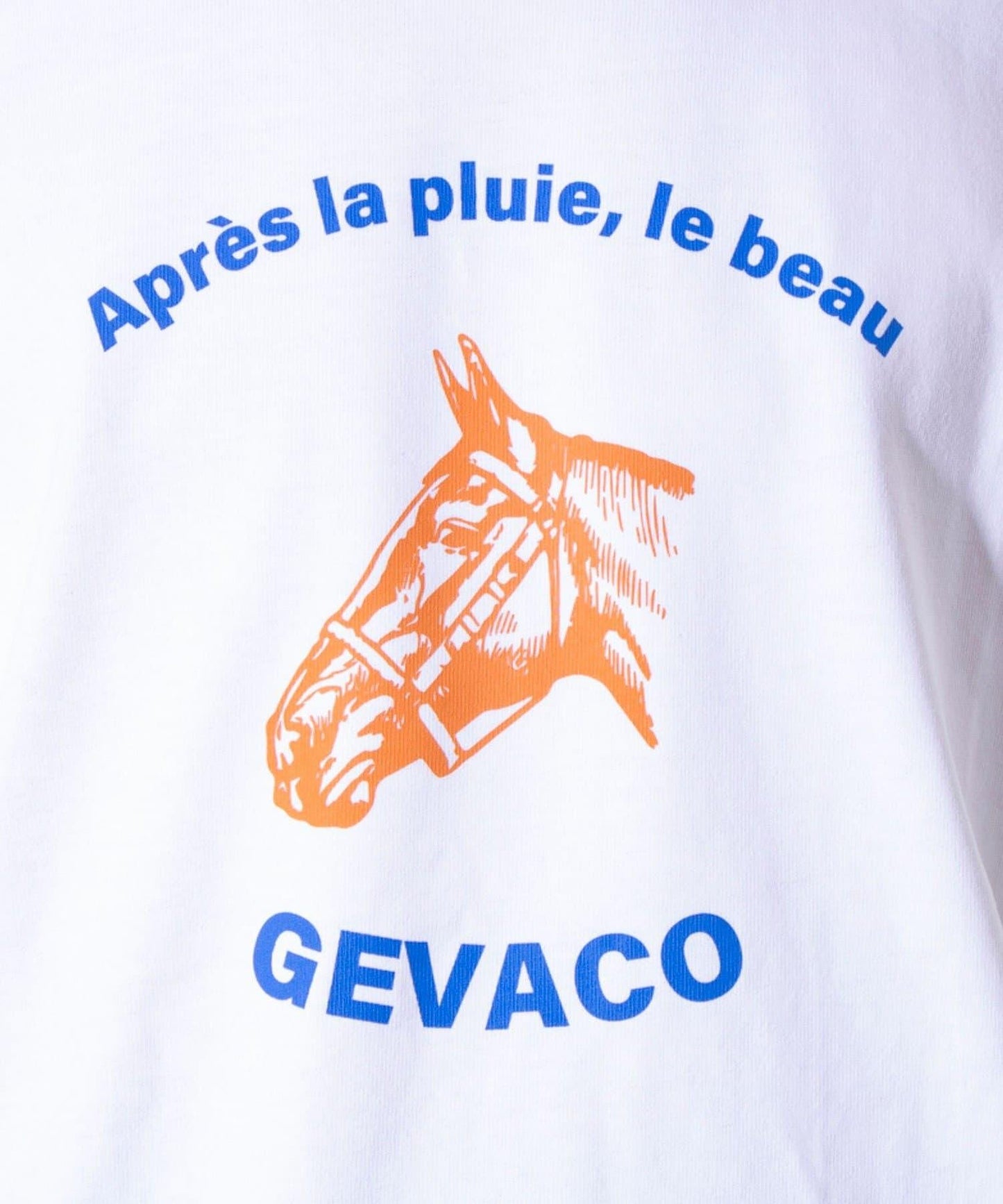 【GEVACO/ゲバコ】圖案 短袖印花 圓領T恤