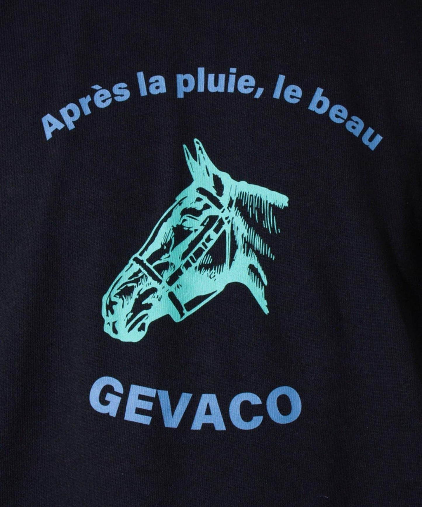 【GEVACO/ゲバコ】圖案 短袖印花 圓領T恤