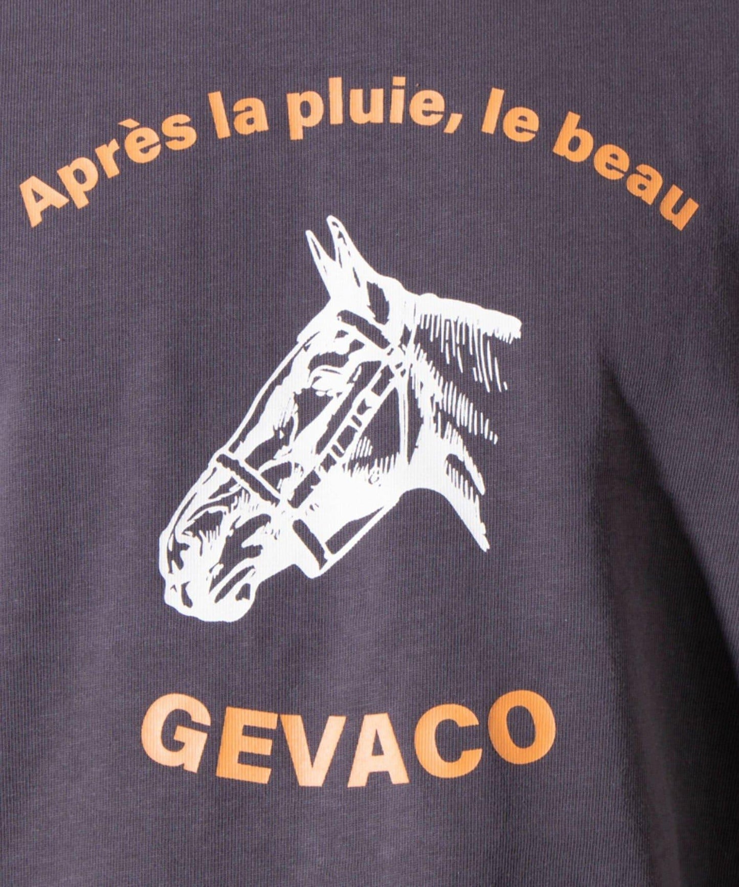 【GEVACO/ゲバコ】圖案 短袖印花 圓領T恤