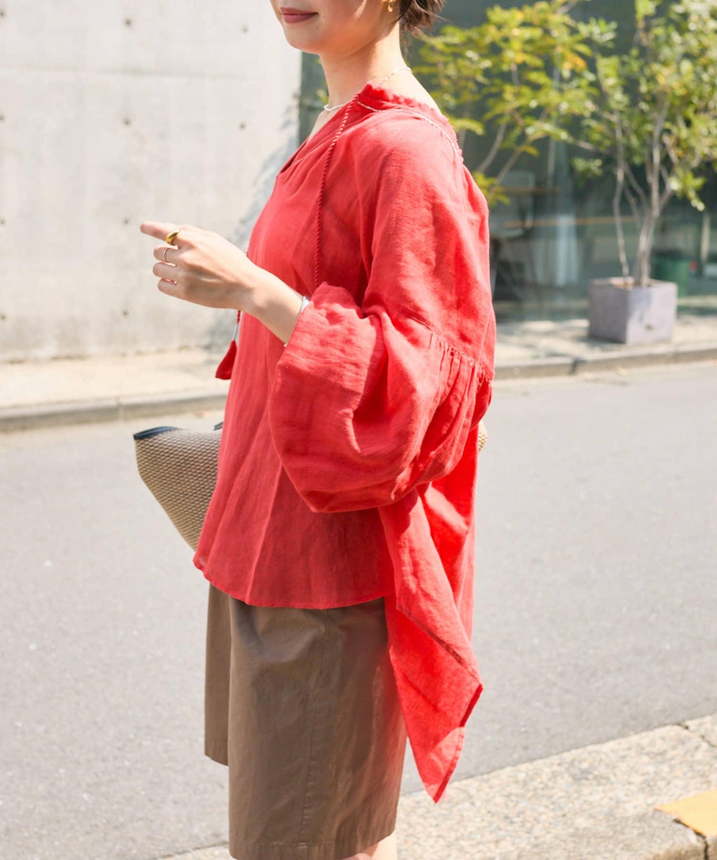 【à Nice (尼斯風)】珠片刺繡襯衫/5月下旬發貨預定