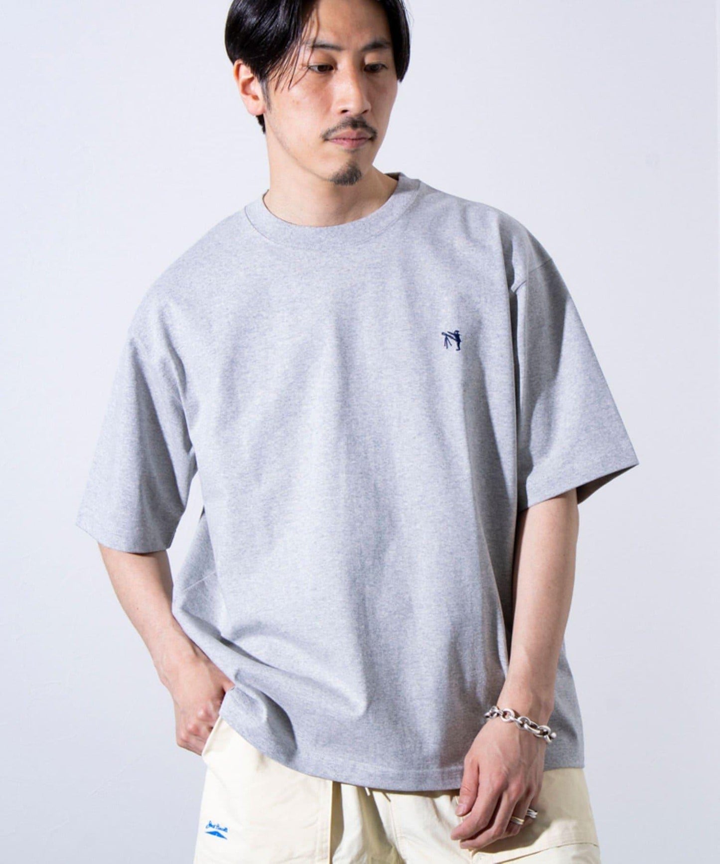【GLOSTER】BOY BACK FANCY 內襯配色 短袖T