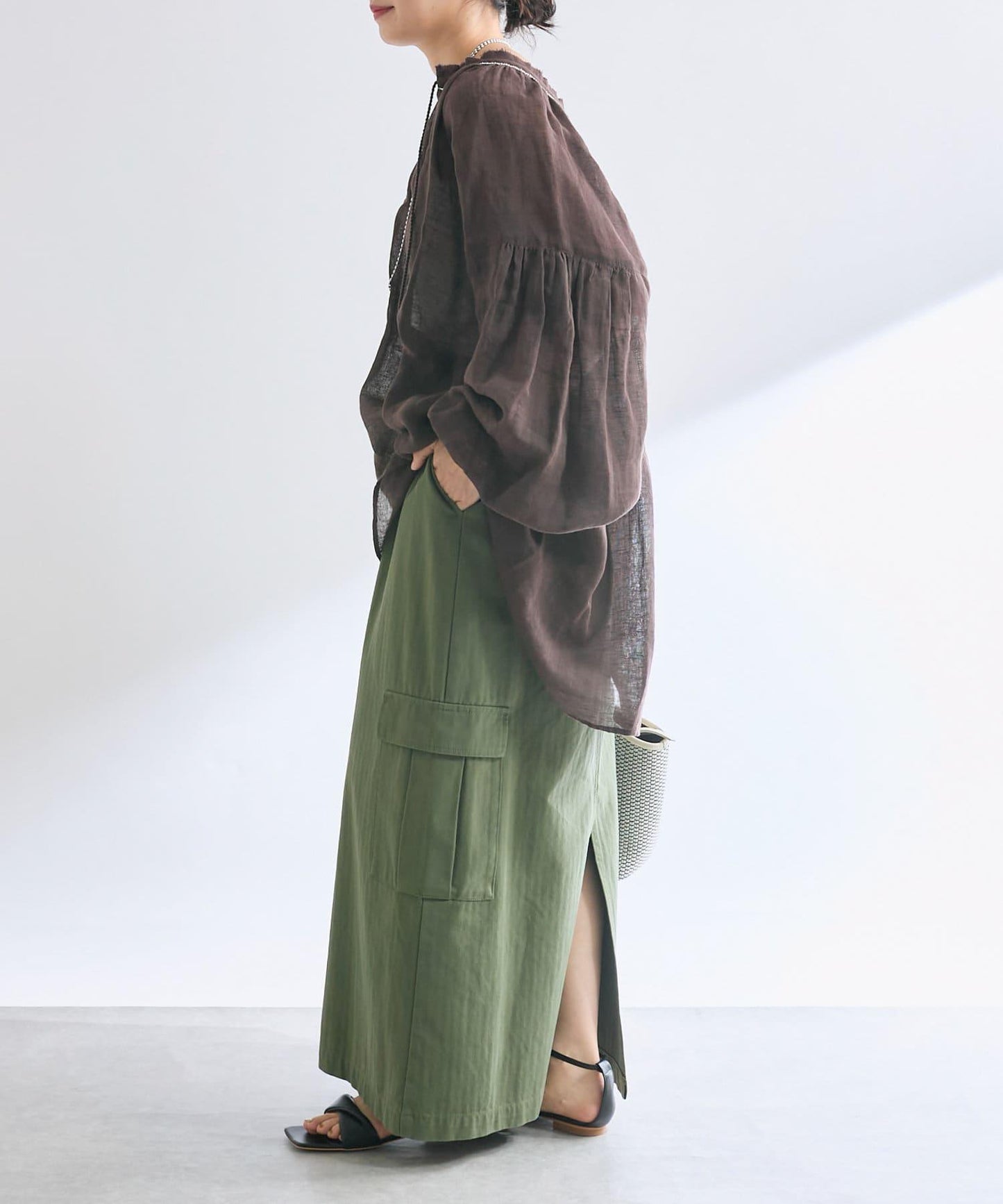 【à Nice (尼斯風)】珠片刺繡襯衫/5月下旬發貨預定