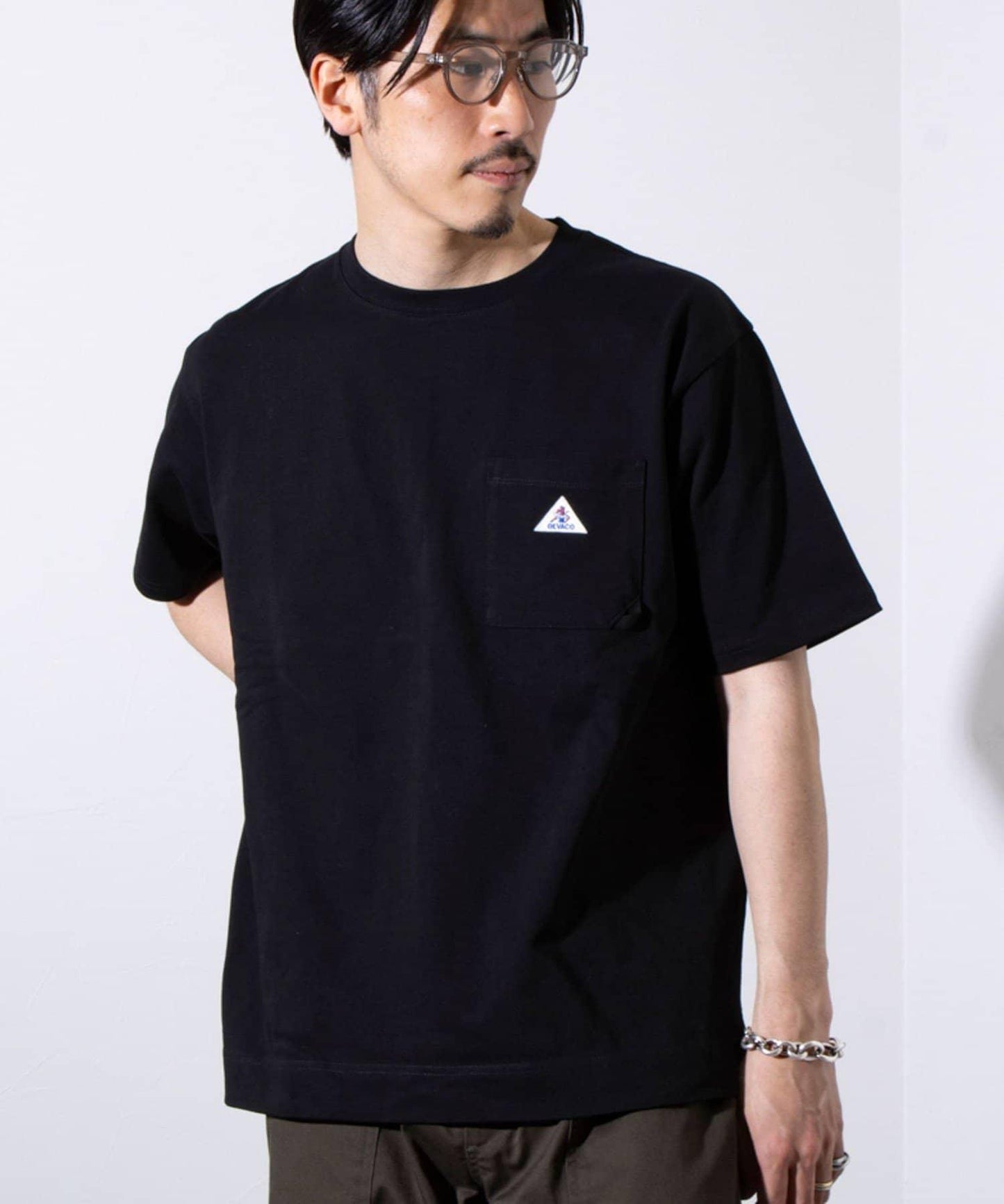 【GEVACO/蓋巴科】緊身T恤 基礎圓領 短袖T-shirt