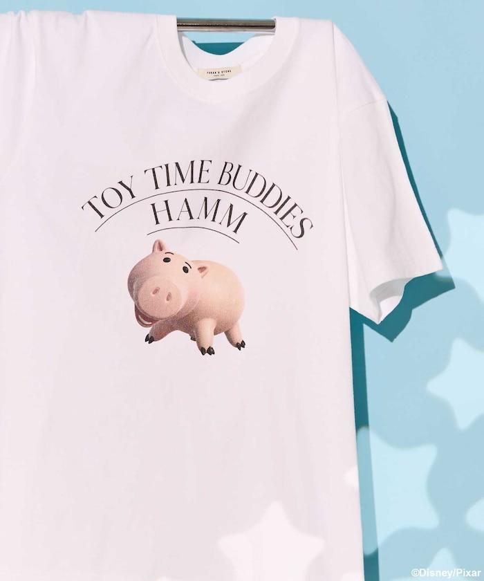 【玩具總動員】豬豬咪/前面印花T恤